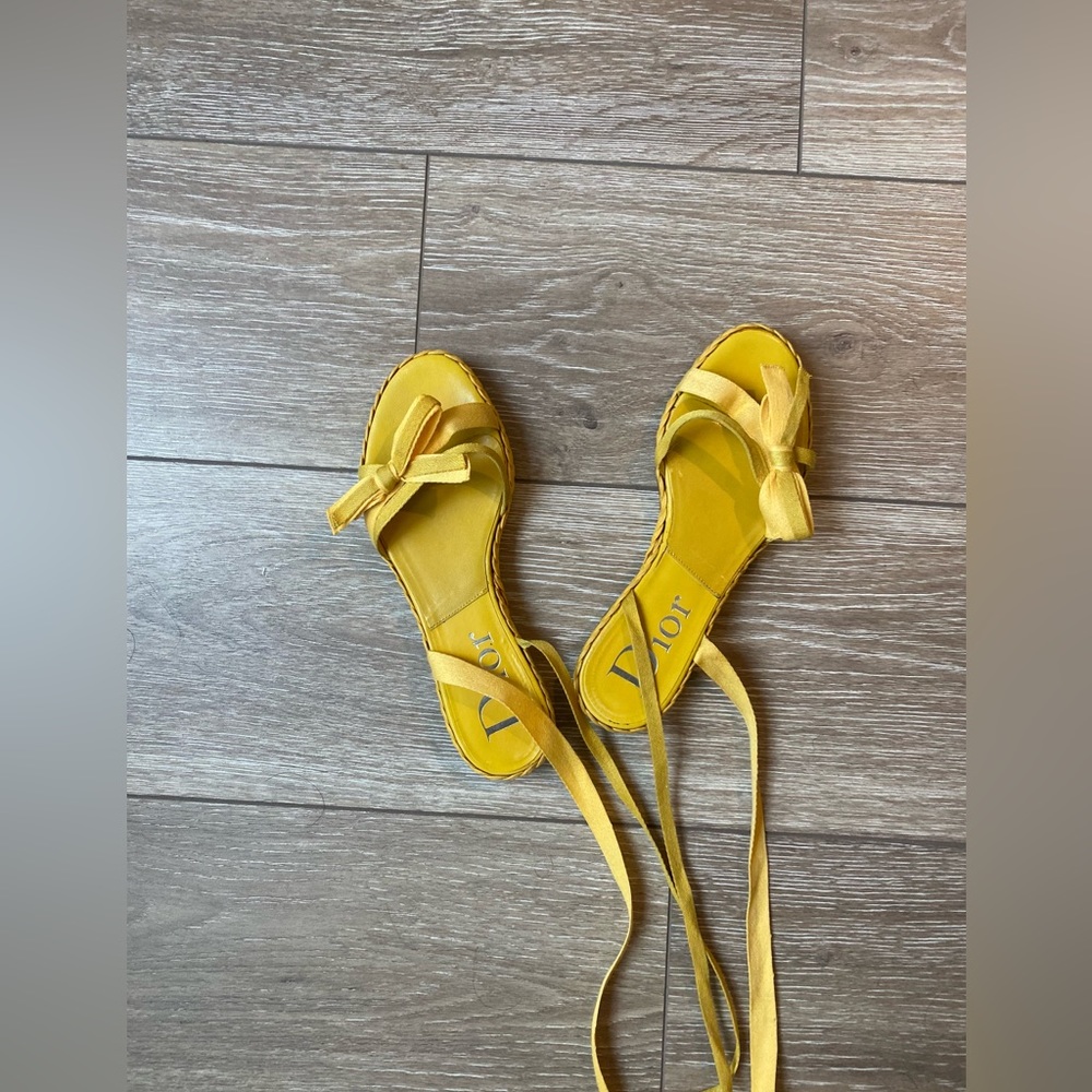 Christian Dior Vintage Espadrille Sandals